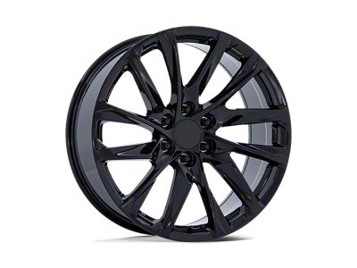 PR213 Gloss Black 6-Lug Wheel; 22x9; 28mm Offset (07-14 Tahoe)