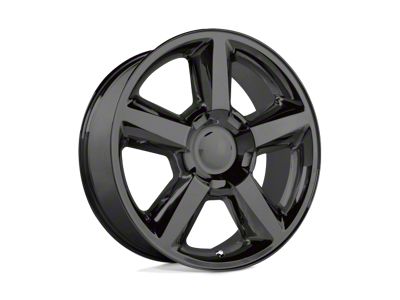 Performance Replicas PR131 Gloss Black 6-Lug Wheel; 20x8.5; 31mm Offset (07-14 Yukon)