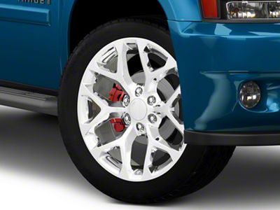 PR176 Chrome 6-Lug Wheel; 22x9; 24mm Offset (07-14 Yukon)