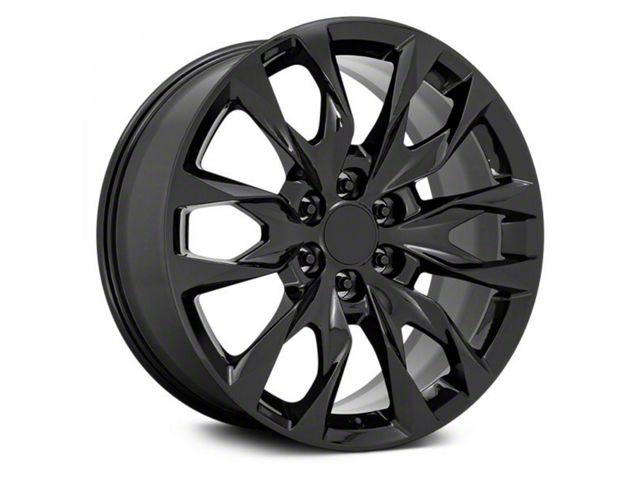 Performance Replicas PR210 Gloss Black 6-Lug Wheel; 24x10; 30mm Offset (07-14 Yukon)