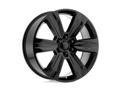 Performance Replicas PR172 Gloss Black 6-Lug Wheel; 22x9; 44mm Offset (09-14 F-150)