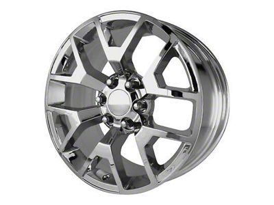 PR150 Chrome 6-Lug Wheel; 22x9; 27mm Offset (14-18 Sierra 1500)