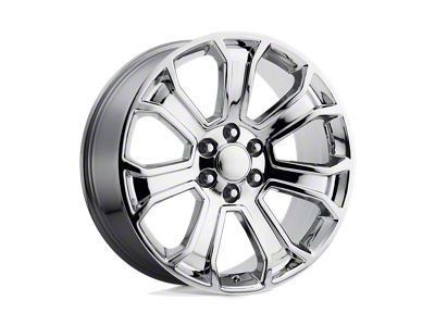 PR166 Chrome 6-Lug Wheel; 20x9; 24mm Offset (14-18 Sierra 1500)