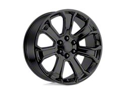 PR166 Gloss Black 6-Lug Wheel; 20x9; 24mm Offset (14-18 Sierra 1500)