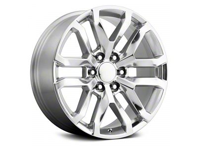 PR196 Polished 6-Lug Wheel; 22x9; 24mm Offset (14-18 Sierra 1500)