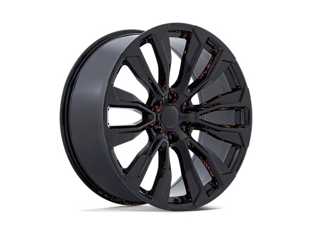 Performance Replicas PR211 Gloss Black 6-Lug Wheel; 26x10; 31mm Offset (14-18 Sierra 1500)