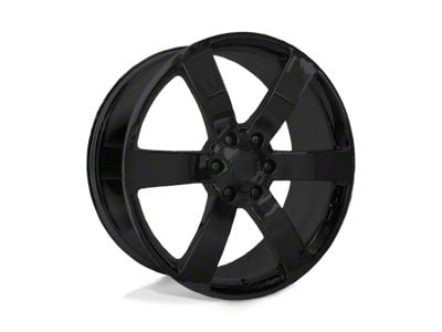 Performance Replicas PR165 Gloss Black 6-Lug Wheel; 24x10; 31mm Offset (14-18 Silverado 1500)