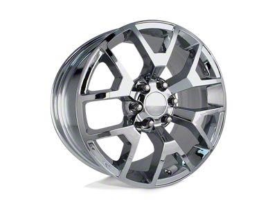 PR169 Chrome 6-Lug Wheel; 24x10; 31mm Offset (14-18 Silverado 1500)