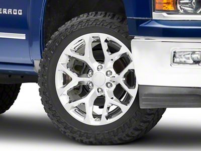 PR176 Chrome 6-Lug Wheel; 22x9; 24mm Offset (14-18 Silverado 1500)