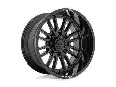 Performance Replicas PR176 Gloss Black Machined 6-Lug Wheel; 30x10; 31mm Offset (14-18 Silverado 1500)