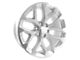 Performance Replicas PR177 Silver Machined 6-Lug Wheel; 26x10; 24mm Offset (14-18 Silverado 1500)