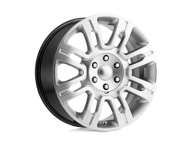 Performance Replicas PR167 Hyper Silver 6-Lug Wheel; 20x8.5; 44mm Offset (15-20 F-150)