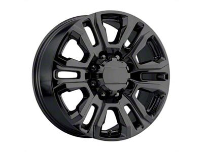 Performance Replicas PR207 Gloss Black 8-Lug Wheel; 20x8.5; 47mm Offset (15-19 Sierra 3500 HD SRW)