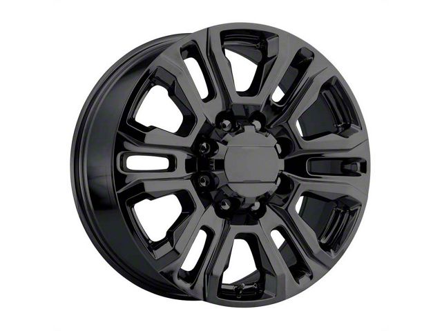 Performance Replicas PR207 Gloss Black 8-Lug Wheel; 20x8.5; 47mm Offset (15-19 Silverado 3500 HD SRW)
