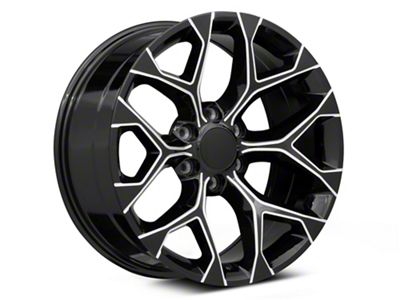 Performance Replicas PR176 Gloss Black Milled 6-Lug Wheel; 20x9; 24mm Offset (15-20 Tahoe)