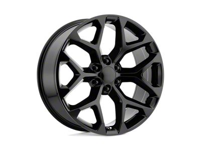 Performance Replicas PR176 Gloss Black 6-Lug Wheel; 26x10; 24mm Offset (15-20 Tahoe)