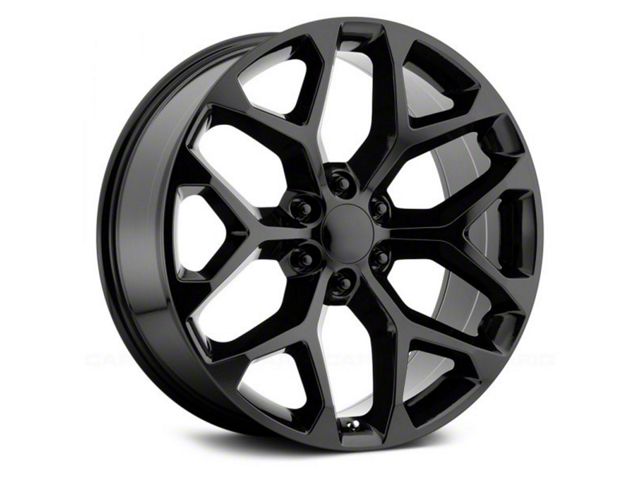 Performance Replicas PR176 Gloss Black 6-Lug Wheel; 24x10; 24mm Offset (15-20 Tahoe)