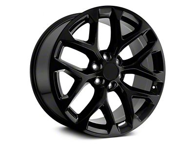 Performance Replicas PR177 Gloss Black 6-Lug Wheel; 20x9; 24mm Offset (15-20 Tahoe)