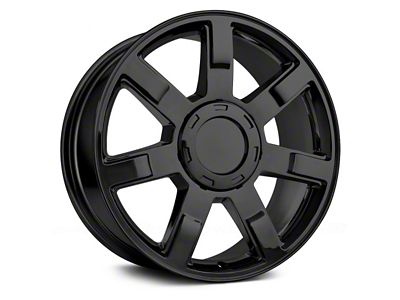Performance Replicas PR122 Gloss Black 6-Lug Wheel; 22x9; 31mm Offset (15-20 Yukon)