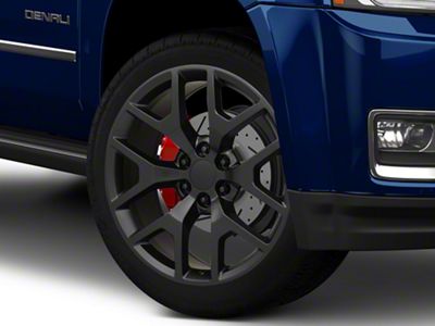 PR169 Matte Black 6-Lug Wheel; 22x9; 28mm Offset (15-20 Yukon)