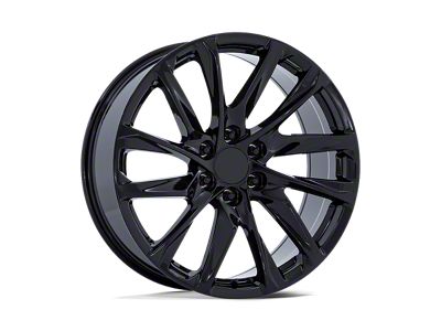 Performance Replicas PR213 Gloss Black 6-Lug Wheel; 22x9; 28mm Offset (15-20 Yukon)
