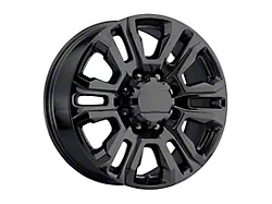 Performance Replicas PR207 Gloss Black 8-Lug Wheel; 20x8.5; 47mm Offset (20-24 Silverado 2500 HD)