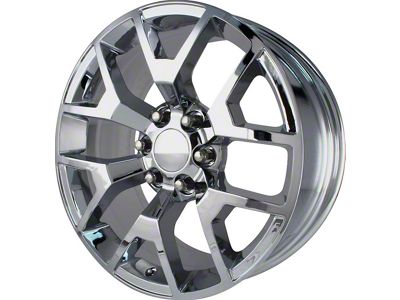 PR169 Chrome 6-Lug Wheel; 22x9; 28mm Offset (99-06 Sierra 1500)