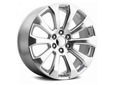 PR204 Polished 6-Lug Wheel; 22x9; 28mm Offset (99-06 Sierra 1500)