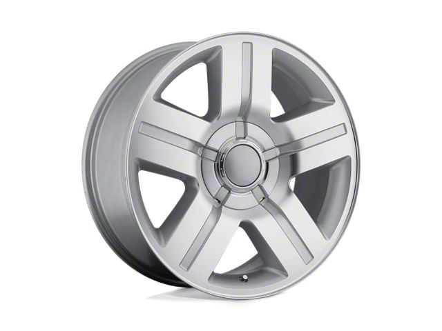 Performance Replicas PR147 Silver Machined 6-Lug Wheel; 20x8.5; 31mm Offset (99-06 Silverado 1500)