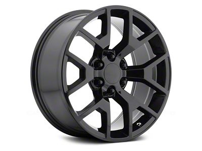 PR169 Gloss Black 6-Lug Wheel; 20x9; 27mm Offset (99-06 Silverado 1500)