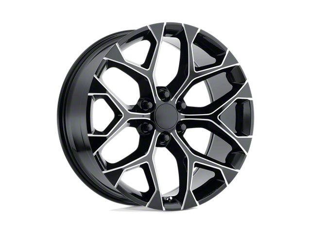 Performance Replicas PR176 Gloss Black Milled 6-Lug Wheel; 26x10; 24mm Offset (99-06 Silverado 1500)