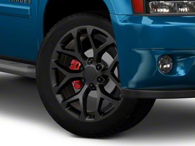 PR176 Matte Black 6-Lug Wheel; 26x10; 24mm Offset (99-06 Silverado 1500)