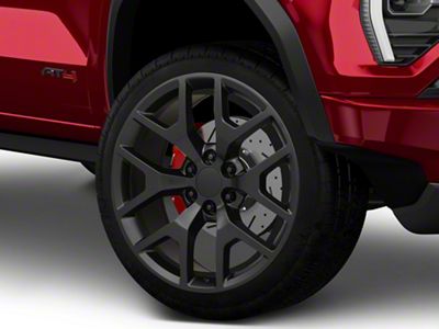 PR169 Matte Black 6-Lug Wheel; 22x9; 28mm Offset (23-25 Canyon)