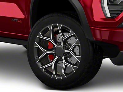 PR176 Gloss Black Milled 6-Lug Wheel; 20x9; 24mm Offset (23-25 Canyon)