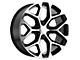 Performance Replicas PR176 Gloss Black Machined 6-Lug Wheel; 20x9; 24mm Offset (23-24 Colorado)