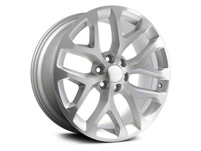 PR177 Silver Machined 6-Lug Wheel; 20x9; 24mm Offset (19-25 RAM 1500)