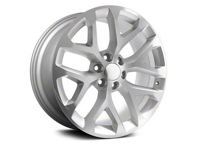 Performance Replicas PR177 Silver Machined 6-Lug Wheel; 20x9; 24mm Offset (19-24 RAM 1500)