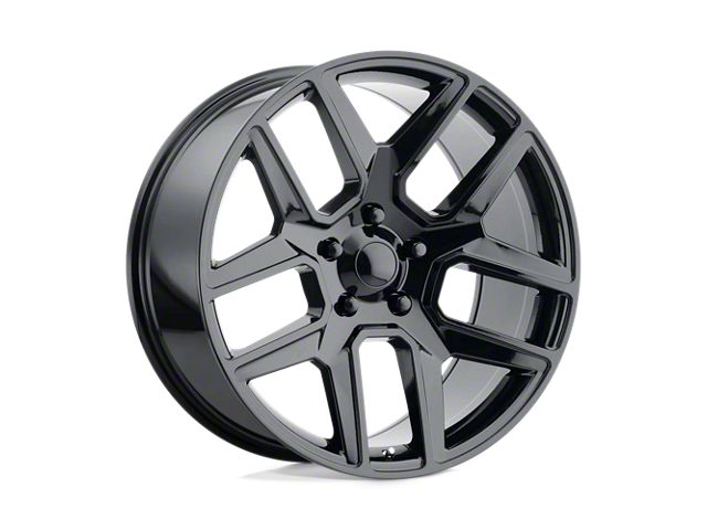 Performance Replicas PR192 Gloss Black 5-Lug Wheel; 22x10; 25mm Offset (02-08 RAM 1500, Excluding Mega Cab)