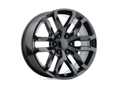 Performance Replicas PR196 Gloss Black 6-Lug Wheel; 22x9; 24mm Offset (19-26 RAM 1500)