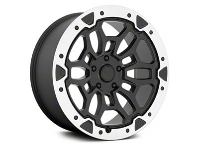 Performance Replicas TRX Style Matte Black Machined 6-Lug Wheel; 22x10; 19mm Offset (19-24 RAM 1500)