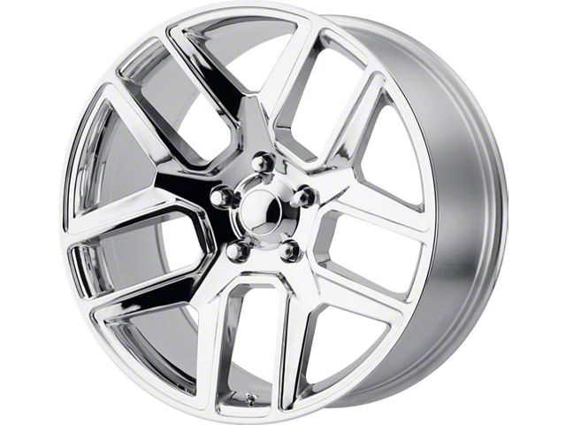 25mm Offset Rims RAM 1500 Viper Style Chrome 6-Lug Wheel; 22x10; 25mm Offset (19-26 RAM ...