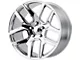 Performance Replicas Viper Style Chrome 6-Lug Wheel; 22x10; 25mm Offset (19-24 RAM 1500)