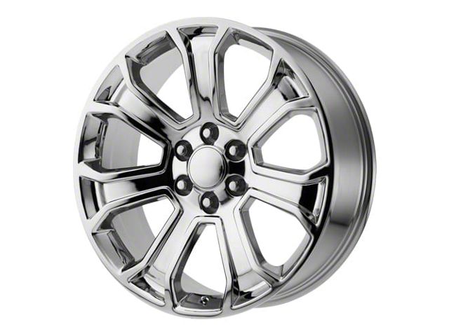 Performance Replicas PR166 Chrome 6-Lug Wheel; 22x9; 24mm Offset (19-24 Sierra 1500)