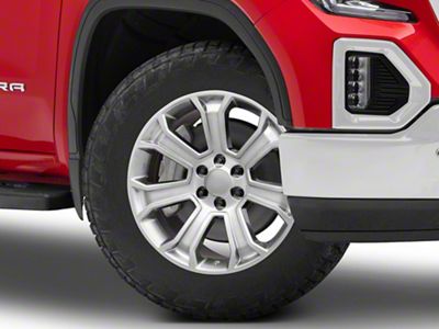 PR166 Hyper Silver 6-Lug Wheel; 20x9; 24mm Offset (19-25 Sierra 1500)