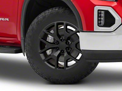 PR169 Matte Black 6-Lug Wheel; 20x9; 27mm Offset (19-25 Sierra 1500)