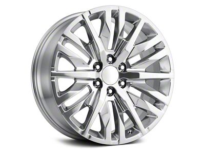 PR198 Polished 6-Lug Wheel; 22x9; 28mm Offset (19-26 Sierra 1500)