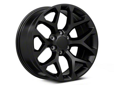 PR176 Matte Black 6-Lug Wheel; 20x9; 24mm Offset (19-25 Silverado 1500)