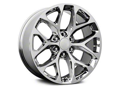 PR177 Chrome 6-Lug Wheel; 22x9; 24mm Offset (19-25 Silverado 1500)
