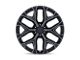 Performance Replicas PR177 Gloss Black Milled 6-Lug Wheel; 24x10; 24mm Offset (19-24 Silverado 1500)