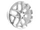 Performance Replicas PR177 Silver Machined 6-Lug Wheel; 24x10; 24mm Offset (19-24 Silverado 1500)